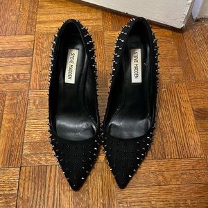 Gently used spikey Steve Madden shoes